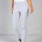 nautical stripe trousers in blue and white