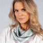 square scarf in a chain print -1