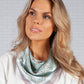 square scarf in a chain print -1