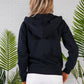 Navy Zip Up Hoodie-1