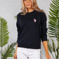 Navy Polo Sweatshirt