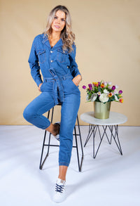 Belted Boiler Jumpsuit