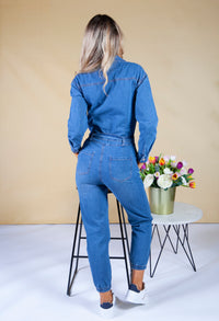 Belted Boiler Jumpsuit