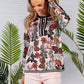 Floral Print Knit in Black