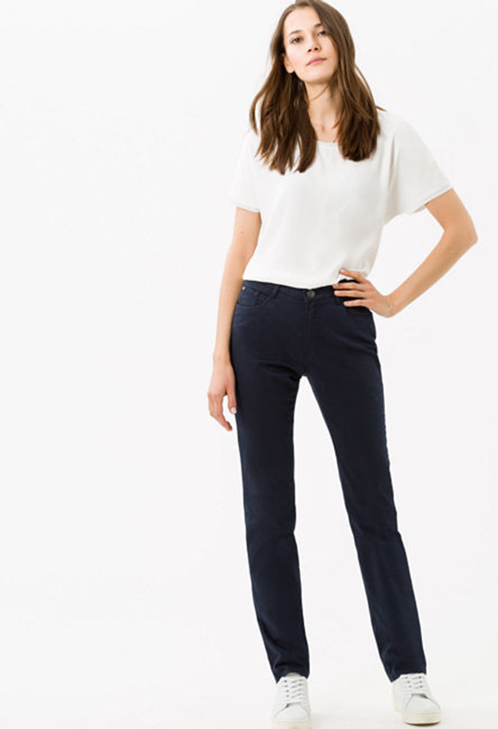 Carola Short Leg Jeans in Perma Blue