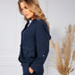 Navy Button Up Jacket