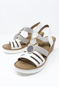 Silver Wedge Sandal-4