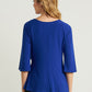 Royal Blue Gathered Front Top