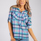 Aqua Checked Shirt