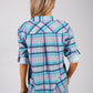 Aqua Checked Shirt