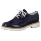 Navy Patent laced Loafer