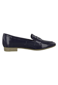 Navy Patent Loafer