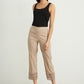 Sand Lace Trim Capris