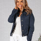 Navy Denim Jacket