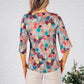 Honeycomb and Floral Design Top