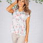 Pastel Poppy Print Top