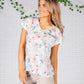 Pastel Poppy Print Top