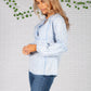 Baby Blue Floral broderie anglaise Blouse