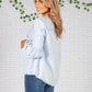 Baby Blue Floral broderie anglaise Blouse