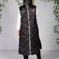 Black Long Quilted Gilet