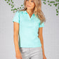 Turquoise Pleated Shoulder Top