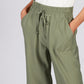 Khaki Drawstring Trousers