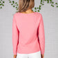 Pink Fine Ribbed Knit