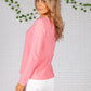 Pink Fine Ribbed Knit