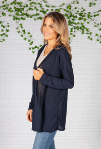 Navy Lightweight Cardigan