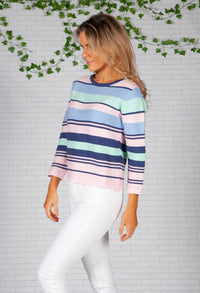 Pastel Striped Knit