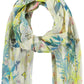 Scarf with a floral pattern