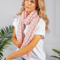 Pale Pink Printed Scarf