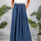 Denim Blue Maxi Skirt