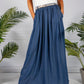 Denim Blue Maxi Skirt