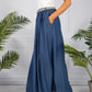 Denim Blue Maxi Skirt