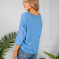 Oversized Pullover Knit in Blue