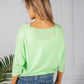 Oversized Pullover Knit in Pistachio