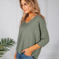 Oversized Pullover Knit in Khaki-1