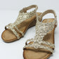 Gold Wedge Sandal-1