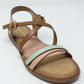 Rose Flat Cross-over Sandal