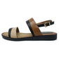 Black Flat Sling-back Sandal