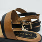 Black Flat Sling-back Sandal