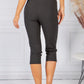 BLACK MAGIC SHAPE CAPRIS WITH DIAMANTE DETAIL