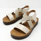 Beige Cross-strap Sandal