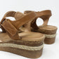 Tan Velcro Fastened Sandal