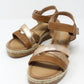 Tan Velcro Fastened Sandal