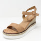 Pink Double Sole Wedge Sandal