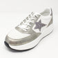 White glitter star trainer