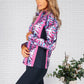 Printed Colour Block Jacket