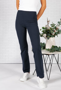 Navy Slim Fit Trousers